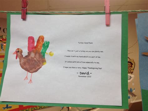 Free Printable Turkey Handprint Poem Printable Templates