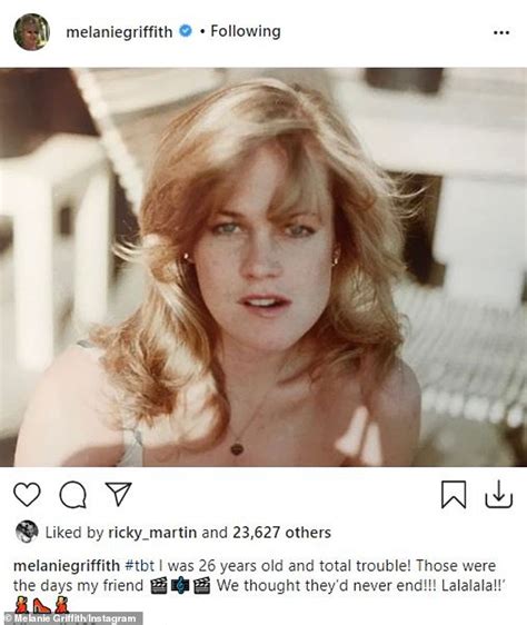 Melanie Griffith Is A Friendly Ex As She Shares Throwback Loved Up Shots With Her Three Husbands