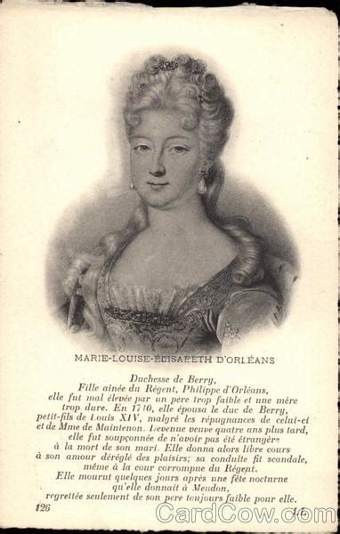 Marie Louise Élisabeth Dorléans Royalty