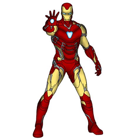 Iron Man Mark 85 Drawing Step By Step
