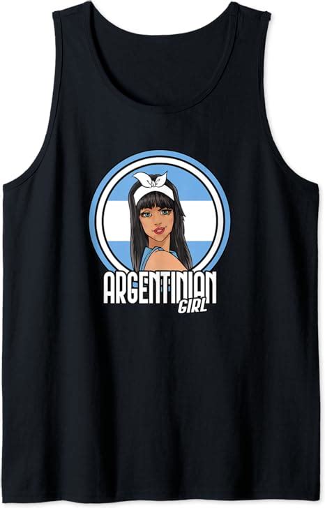 Argentinian Girl Argentina Flag T Tank Top Clothing Shoes And Jewelry