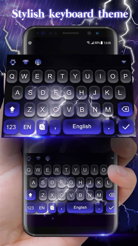There is a magic app that. Live Lightning Keyboard Theme with Emoji for Android - APK ...
