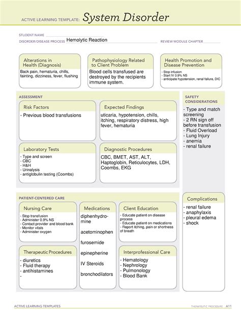 Ati System Disorder Template