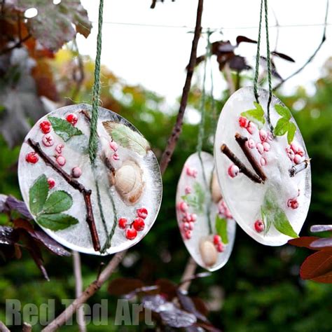 Kids Get Crafty: Ice Ornaments - Red Ted Art's Blog