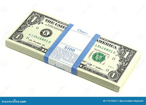 Bundle Of Dollar Banknotes Royalty Free Stock Photo