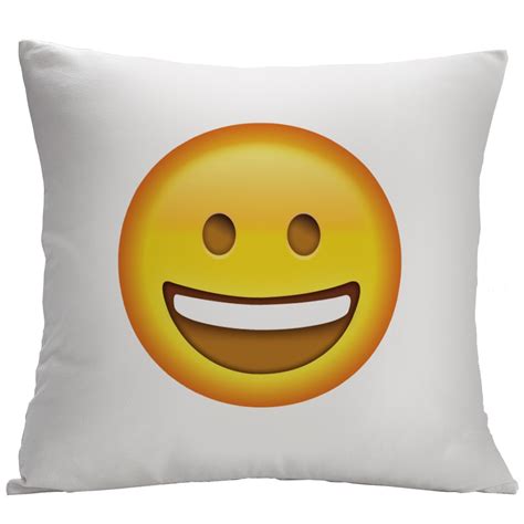 Happy Face Emoji Decorative Cushion Cover In4310