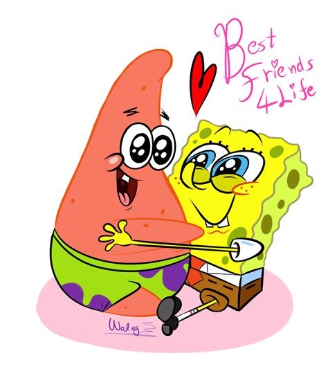 Spongebob And Patrick Best Friends 4 Life By Foxywolxy On Deviantart