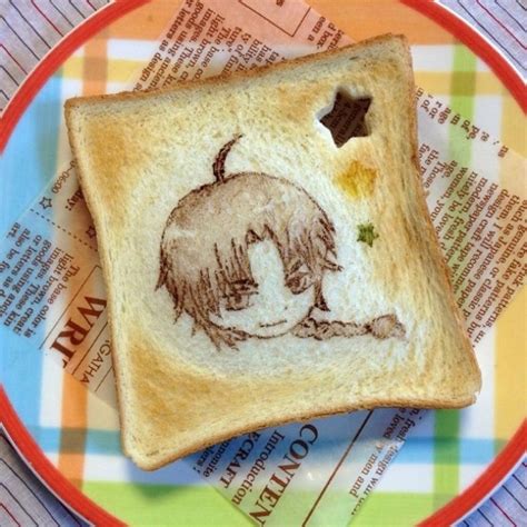 Artistic Breakfast Japanese Anime Toast Art That Is Too Pretty To Eat