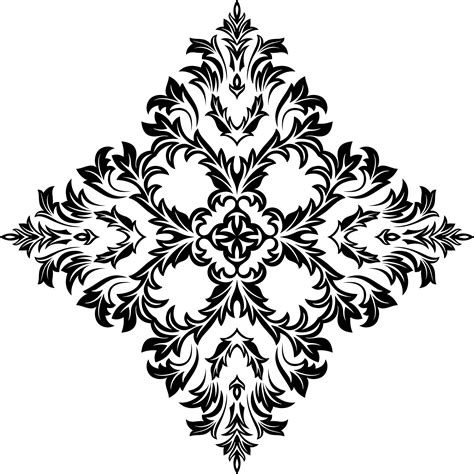 Clipart Decorative Ornamental Floral Flourish Design