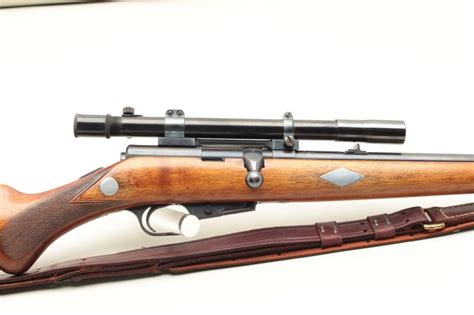 German Walther Model One Semi Automatic Or Bolt Action Rifle 22