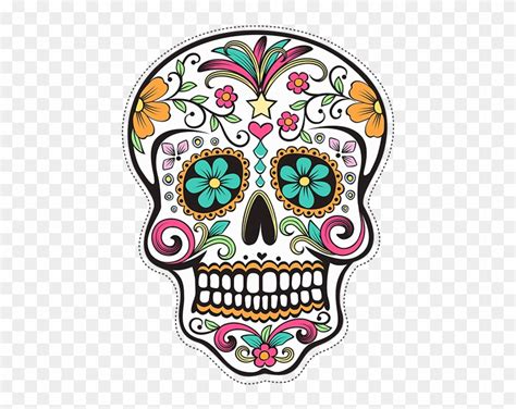 How To Draw Mexican Easy Day Of The Dead Masks Free Transparent Png