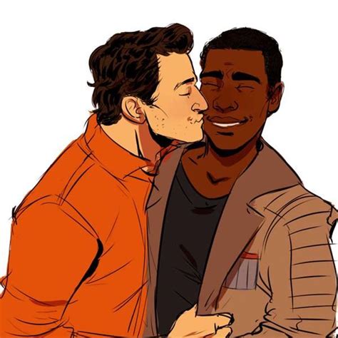 star wars 15 ilustraciones fanart que muestran a poe y finn como la pareja perfecta naves