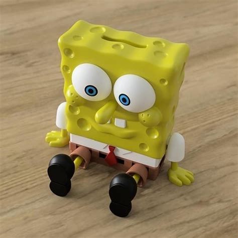 Spongebobe Piggybank 3d Model 3d Printable Cgtrader