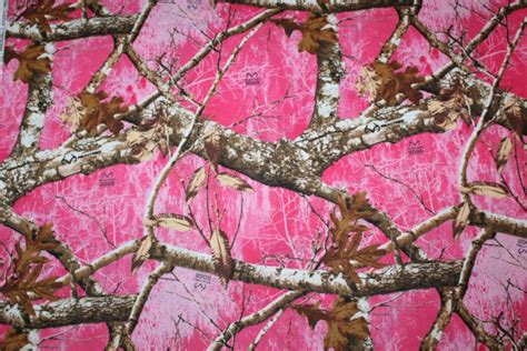 Pink Camo Camouflage Realtree Real Tree Fabric Fat Quarter Fq Etsy