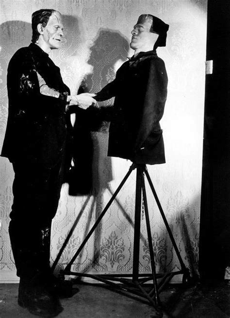 Shaking Hands Frankenstein 1931 Shotonwhat Behind The Scenes