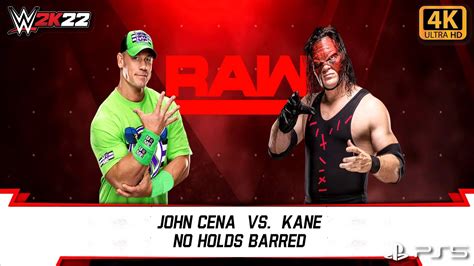 Full Match John Cena Vs Kane No Holds Barred Wrestlemania Youtube