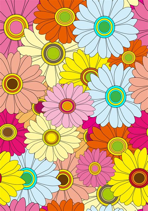 Floral Colorful Flowers Wallpaper Free Stock Photo Public Domain Pictures