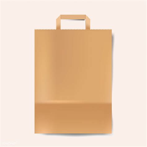 Advertising Bags Bag Mockup Brown Paper Bag Packing Design Note