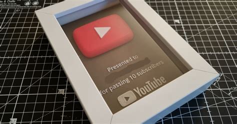 Youtube Play Button With Ikea Ribba Frame By Ralf D Müller Download