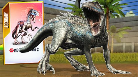 Indoraptor Gen Unlocked New Super Hybrid Jurassic World The Game Youtube