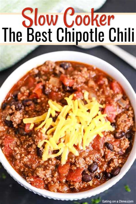 Take Chili To The Next Level When You Make Crock Pot Chipotle Chili