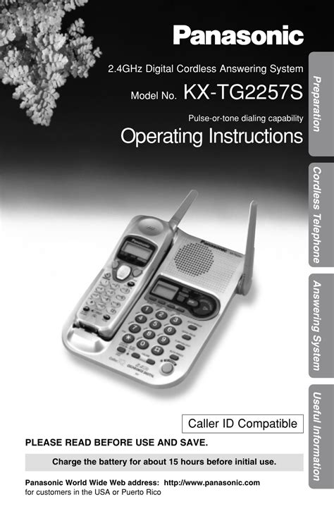 Panasonic Kx Tge233b User Manual