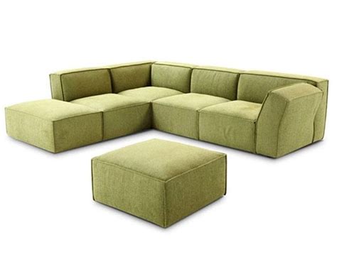Light Green Sectional Sofa Janel Star