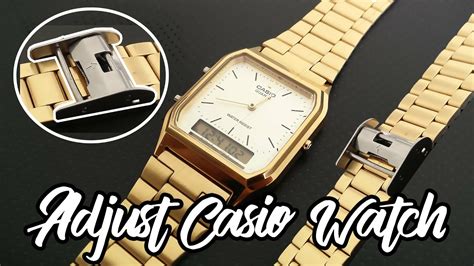 Press d to reset the seconds to 00. How To Adjust Casio Watch Band - YouTube