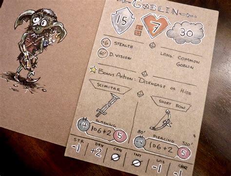 Dandd Character Stat Card Idea By Andrew Colclough On Dribbble