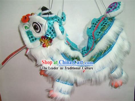 Chinese Classic Hand Puppet Blue Lion Dance