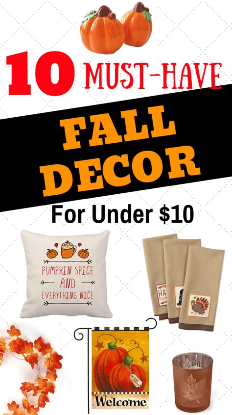10 Must Have Fall Decor Pieces Under 10 Each The Frugal Mom Guide