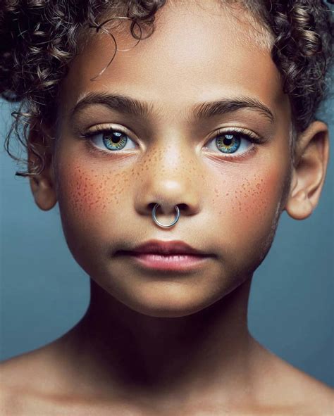 Beautiful Color Portrait Face Portrait Photography