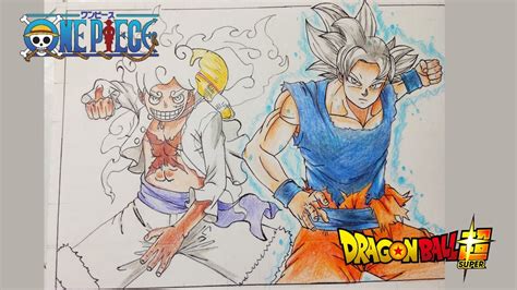 Drawing Goku Ultra Instinct Drawing Luffy Gear Dragon Ball One