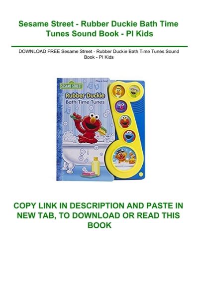 Download Free Sesame Street Rubber Duckie Bath Time Tunes Sound Book