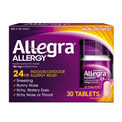 Allegra Allergy 24 Hour 30 Ct