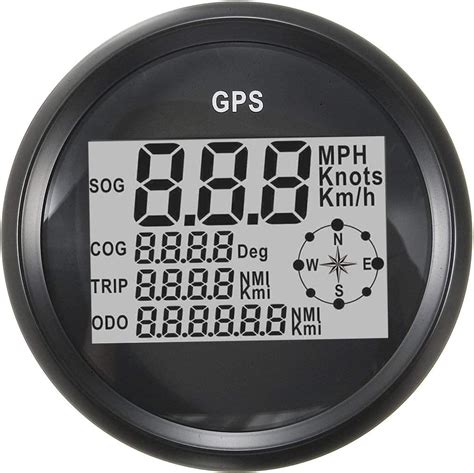 Veloc Metros Mm Gps Velocimetro Cuenta Kilometros Viaje Cog Calibre Negro Para Coche Cami N