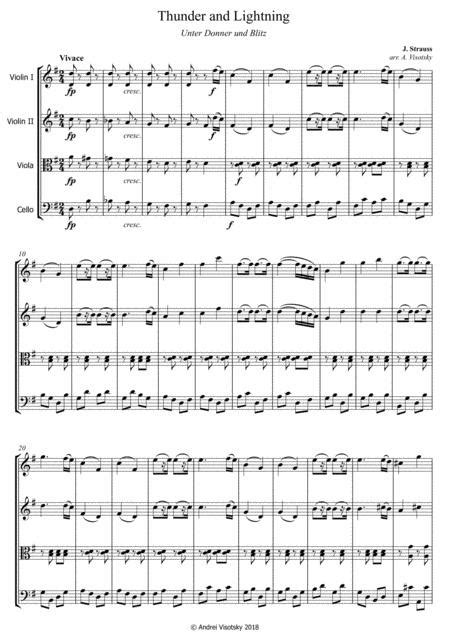 Thunder And Lightning Polka By Johann Strauss Jr 1825 1899 Digital