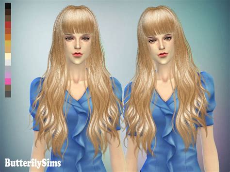 Butterflysims Hairstyle 049 ~ Sims 4 Hairs Hairstyles With Bangs