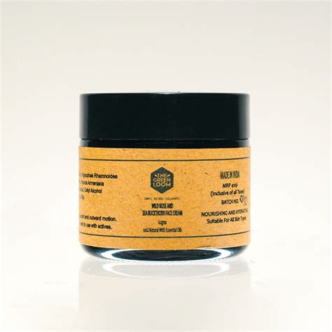 Wild Rose And Sea Buckthorn Face Cream The Green Loom