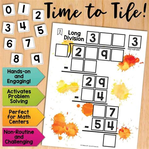 Math Tiles Long Division Teacher Thrive