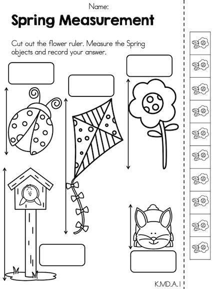 These worksheets can be used by homeschools, teachers, preschools and daycares. 11 Best Images of Kindergarten Measurement Worksheets Free ...