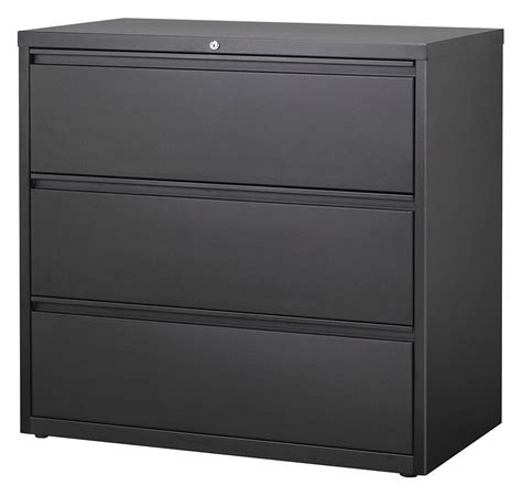 Features black finish with metal construction. HIRSH Lateral File Cabinet - 48YC28|17644 - Grainger