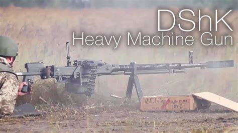 Firing The Super Sized Soviet Dshk Heavy Machine Gun Youtube