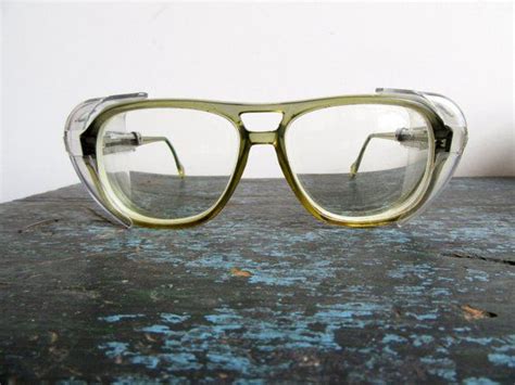Vintage Titmus Z87 Glasses With Safety Shields Titmus Etsy Glasses Aviator Glasses Frames