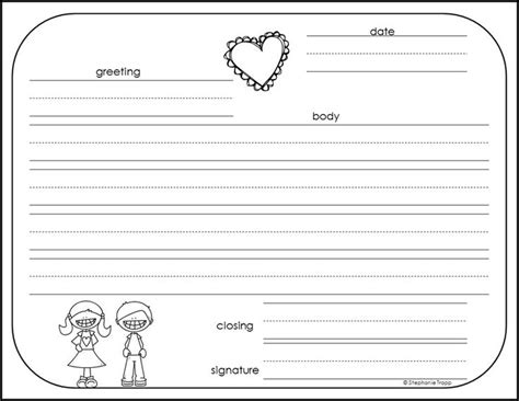 This freebie includes a prewritten letter with spots for this set includes everything you need to teach 1st through 3rd graders about writing friendly letters. 25 Elegant Letter Writing Template Grade 6