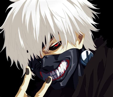 Anime Tokyo Ghoul Re Chico Ken Kaneki Máscara Ojos Rojos Dientes