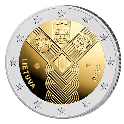 Lithuania 2 Euro 2018 Baltic Independence Special 2 Euro Coins
