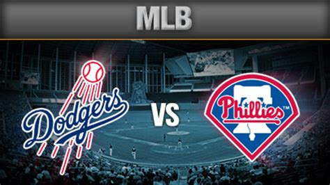 Et at citizens bank park. Dodgers Vs Phillies Betting Predictions, Baseball Picks