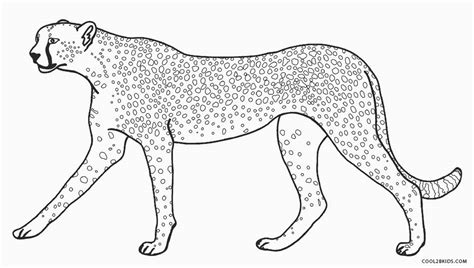 Printable Cheetah Coloring Pages For Kids | Cool2bKids