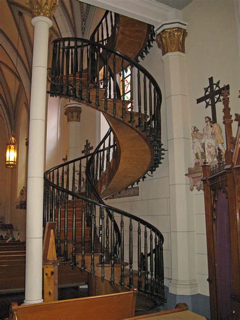 Spiral Staircase Loretto Chapel Santa Fe New Mexico Nm A Photo
